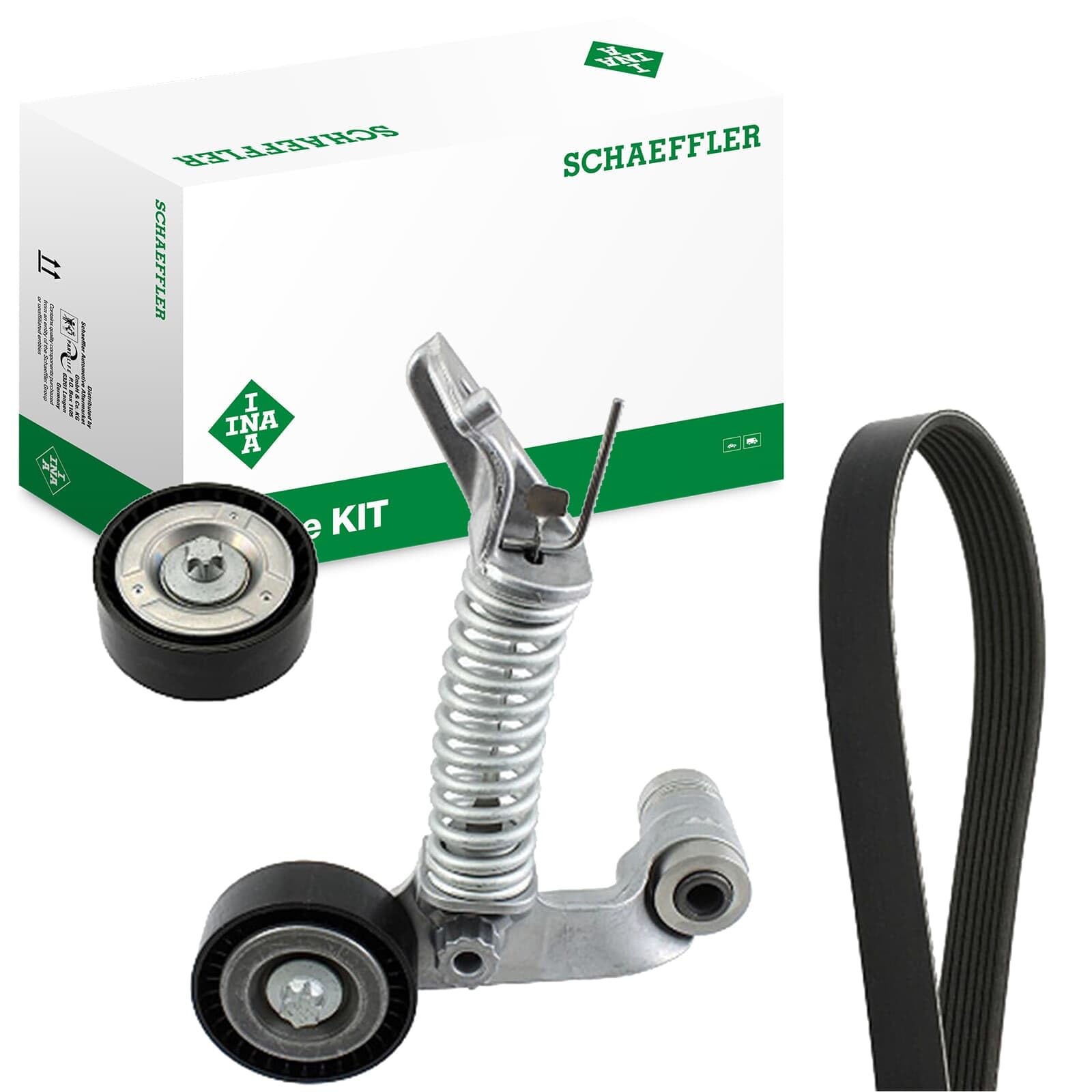INA Kit Cinghie Poly-V 529 0319 10 1745mm Compatibilità con MERCEDES-BENZ Classe A W176 Classe B W246, W242 GLA X156 CLA Coupé C117 CLA Shooting Brake X117