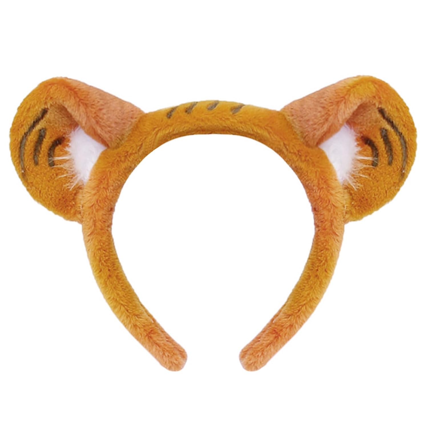 Chanaco Tiger Ear Headband Tiger Costume Fashion Headband Animal Ears Headband for Washing Face Animal Costume Cosplay Party Headbands for Halloween Decoration