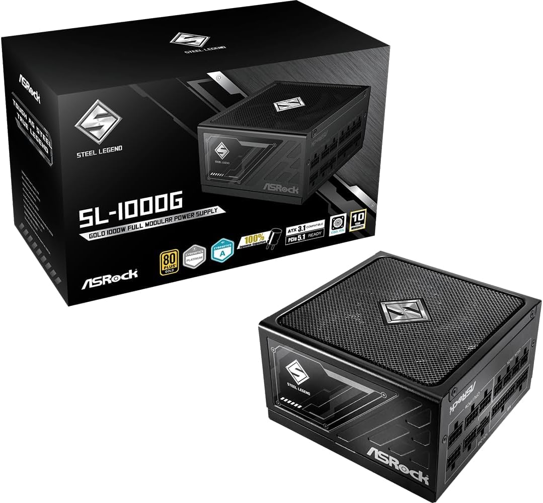 Amazon | ASRockSteel Legend 次世代GPU対応PC電源ユニット1000WPCIe5
