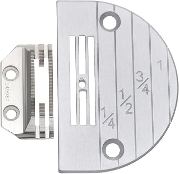 Industrial Sewing Machine Feed Dog & Needle Plate Set Compatible with Juki Compatible with Brother Compatible with Singer 149057+147150LGW, 623-BIW