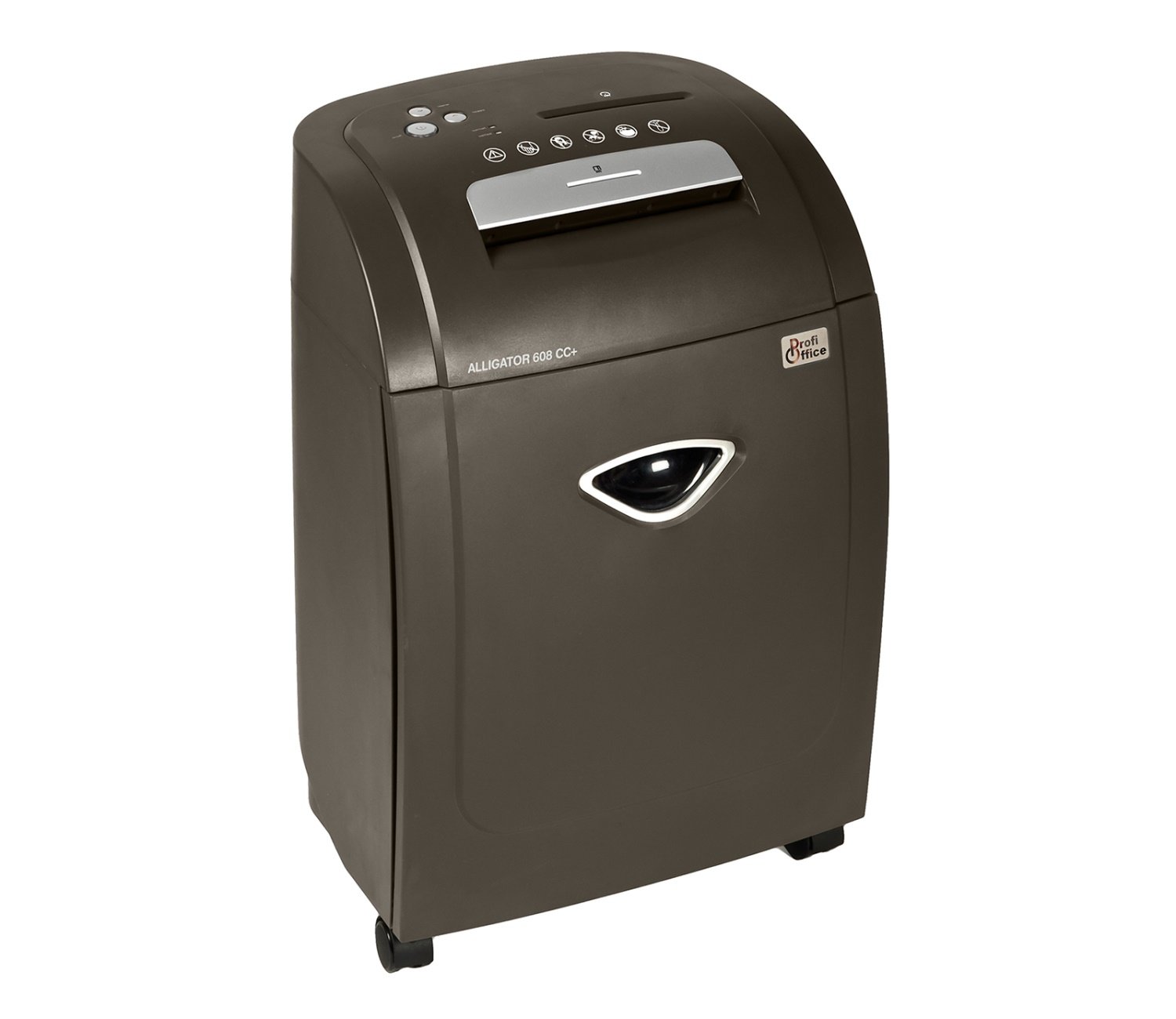 Destructora de Papel Alligator 608 CC Plus – Trituradora Top Business Corte Cruzado P-4 | Microcorte 2x8mm, Papelera 32L, Depósito Eco para CD y Tarjetas, Oficina Mediana y Grande
