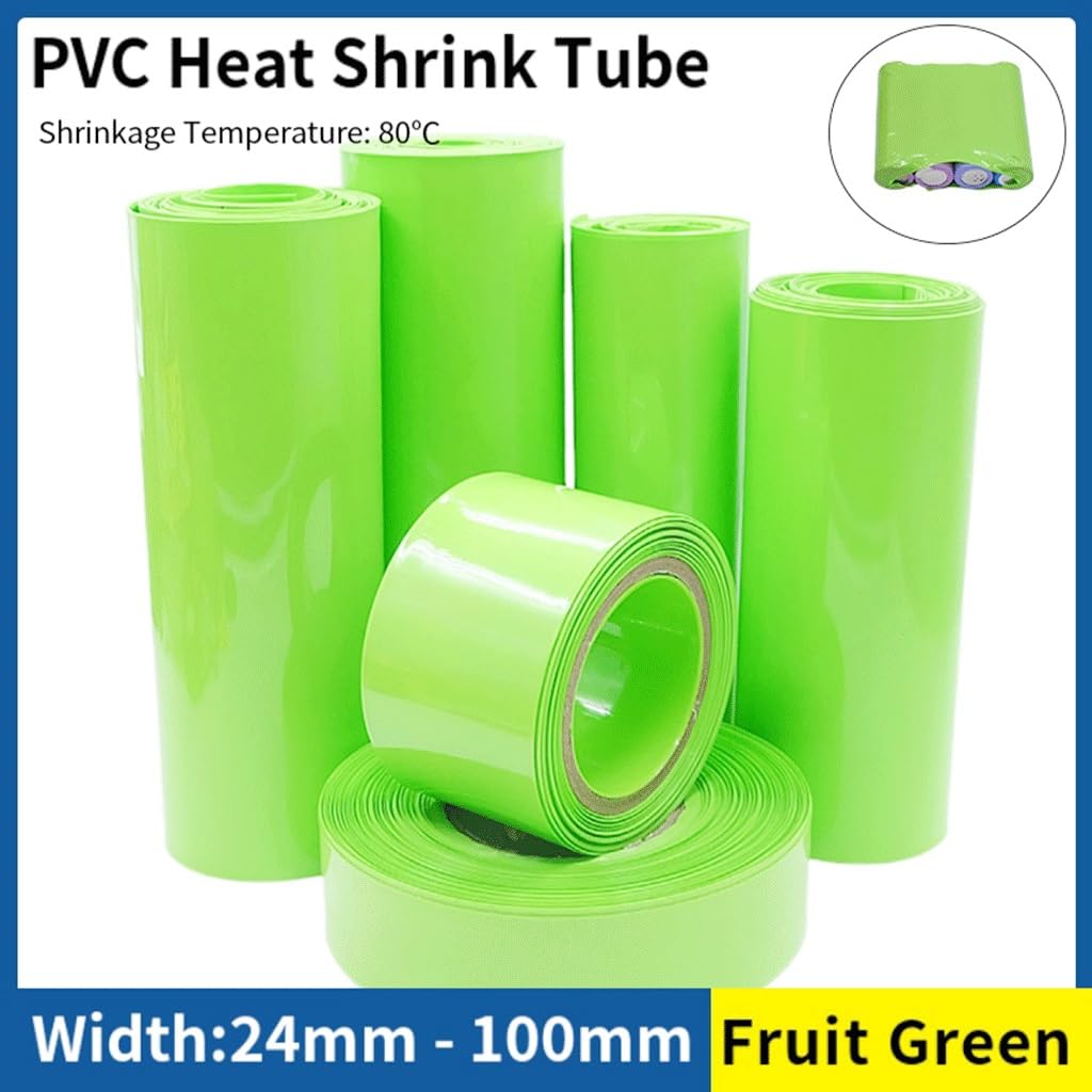 Rurki termokurczliwe, Zestaw rurek termokurczliwych z PVC o długości 1 m, do rękawa ochronnego izolowanej folii(Width 48mm)