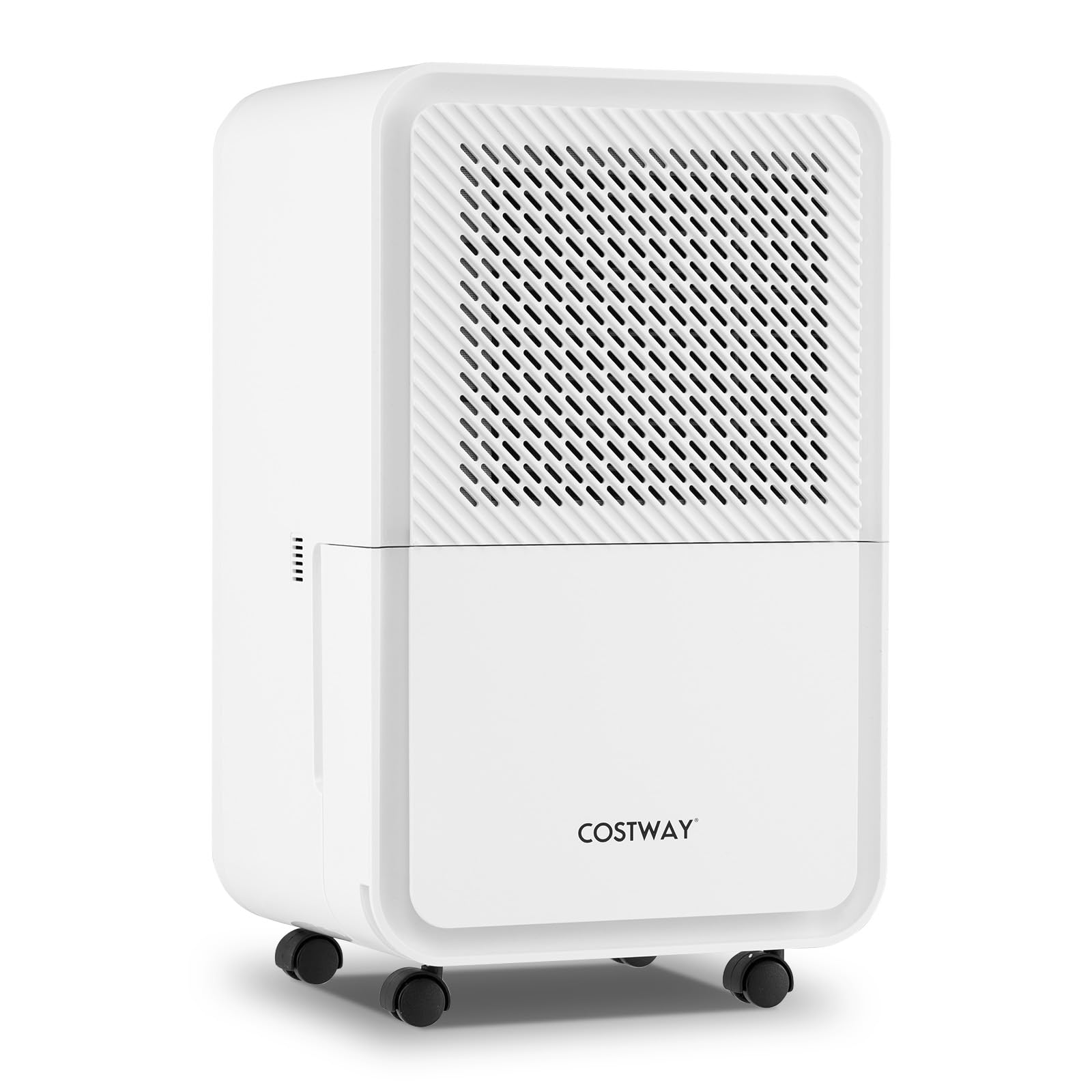 COSTWAY Elektryczny osuszacz powietrza 15 l/dzień, do pomieszczeń do 20 m², osuszacz powietrza z 4 trybami, wskaźnik LED, timer 24 h, funkcja rozmrażania