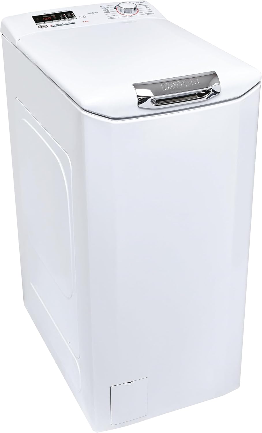 Product image of Hoover H-WASH 300 LITE H3TMQ 47TAE/1-84 Toplader Waschmaschine / 7 kg/Power Care System/Gentle Touch Öffnungsmechanismus