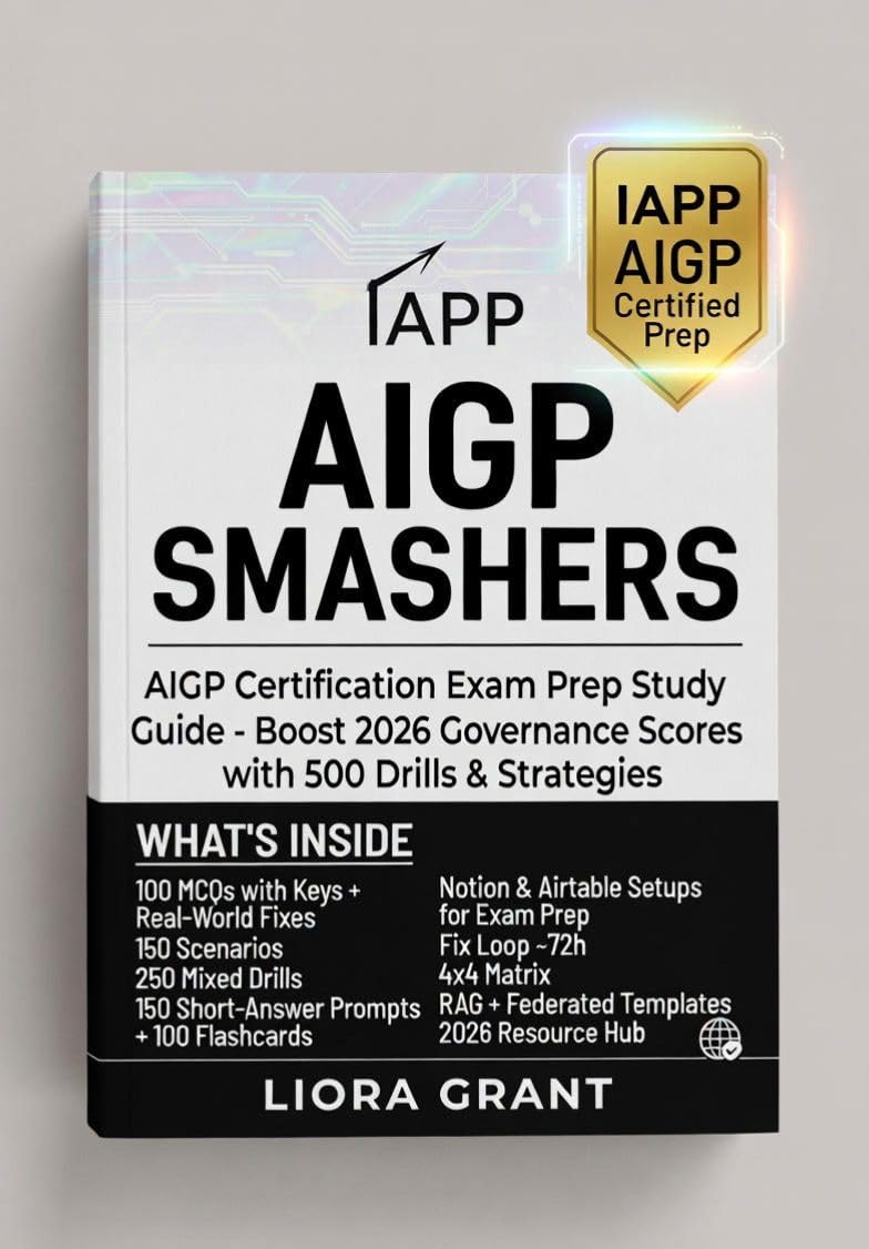 AIGP SMASHERS: AIGP Certification Exam Prep Study Guide – Boost 2026 Governance Scores with 500 Drills & Strategies
