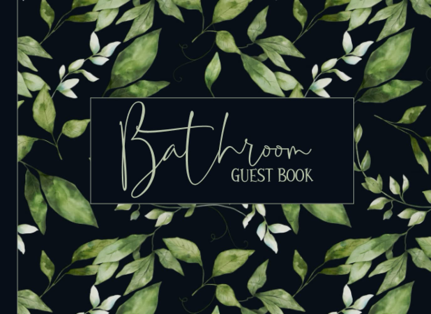 Bathroom Guest Book Housewarming Gift for New Home Signature Book