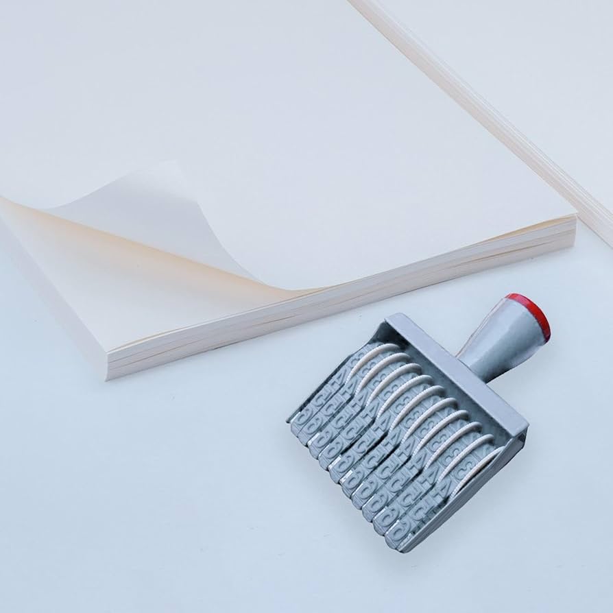 Rolling Stamp, 10 Digits Stamp Number Symbol Rolling Wheel