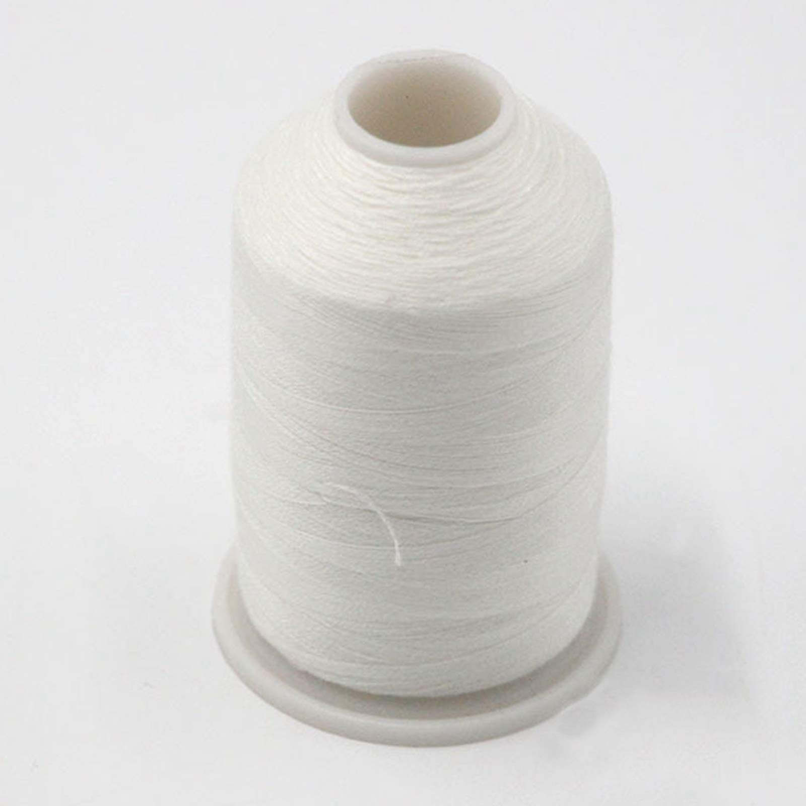 Juego de 10 hilos de coser solubles en agua 402 blancos para artesanías hechas a mano
