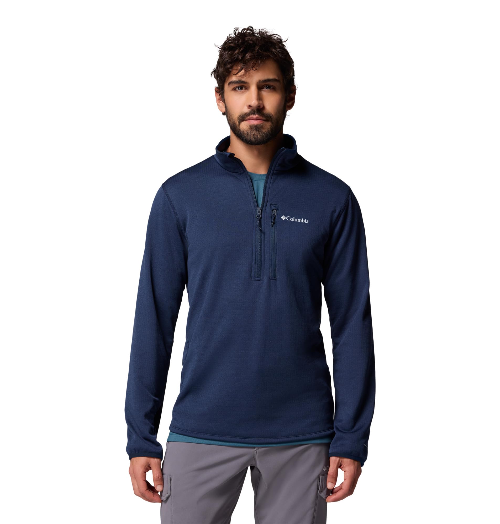 Columbia Men's Essential Hike Grid Fleece Half Zip