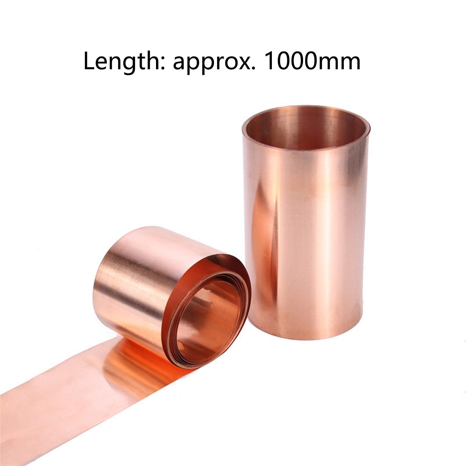 Amazon.co.jp: SKYLL 1個の銅シートメタル、厚さ0.1 / 0.2 / 0.3mm  