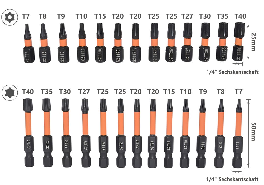 Schroefbit STX 10 25mm 2ST (Torx met gat) - Schaap IJzerhandel B.V