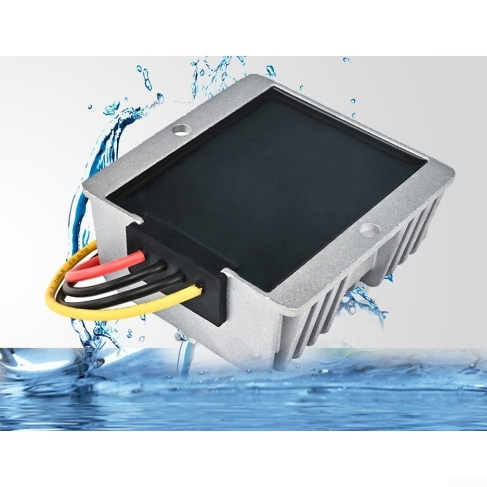 Przetwornik DC-DC 20-90 V na 12 V, 1A-40 A moduł zasilacza Step-Down, wodoszczelność IP68, > 96% wydajności z zabezpieczeniem przed przeciążeniem dla przemysłu (12 V 20 A 5 l)