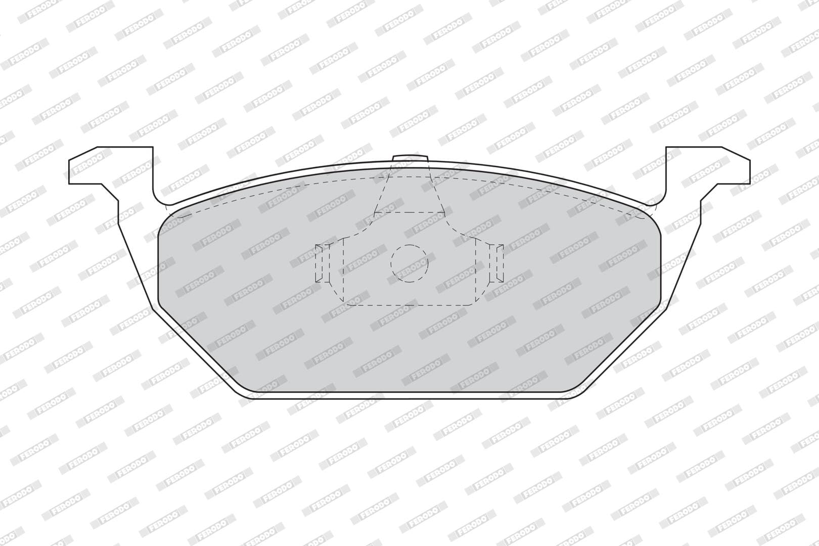 FERODO Kit pastiglie freni Anteriore non predisposto per visualizzazione avviso usura senza accessori FDB1094 Compatibilità con VW Polo Hatchback 6R1, 6C1 Golf 4 Hatchback 1J1 POLO 9N, SEAT | Compatibile con: AUDI A1, A1 Sportback, A1 Sportback, A3, SEAT
