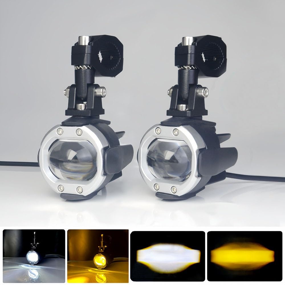 Reflektor pomocniczy LED do jazdy dziennej, dwukolorowy