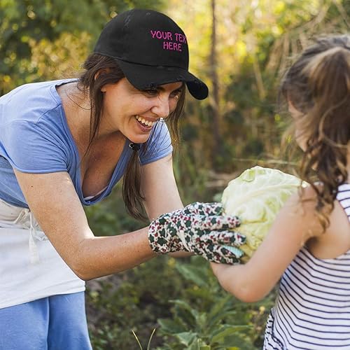 Vista 33 de Gorra de béisbol suave personalizada con texto personalizado para papá de algodón para hombres y mujeres Negro