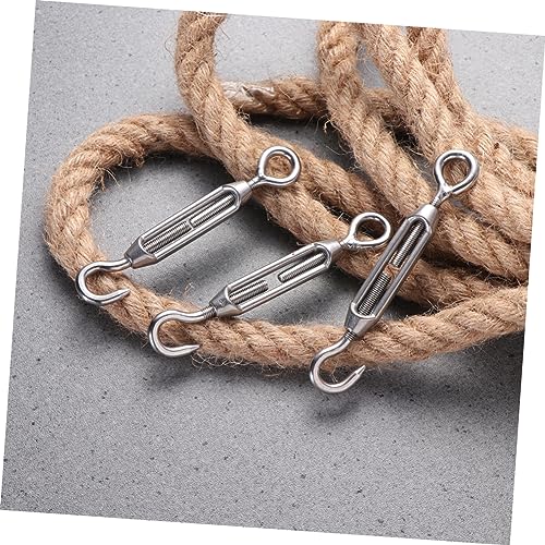 Turnbuckle Gancho de Cable de Acero Inoxidable M4, Paquete de 5 miniatura 6