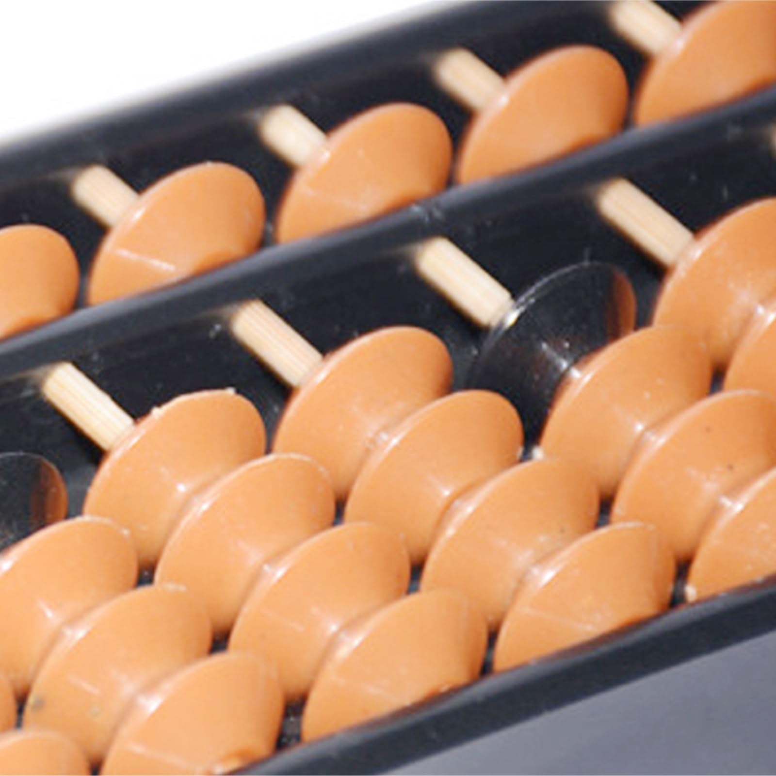 Arithmetisch Abakus Digit Standard Professional Abacus 13 Spalten Soroban Rechner for Pädagogisches Lernwerkzeug Berechnungswerkzeug(Brown)
