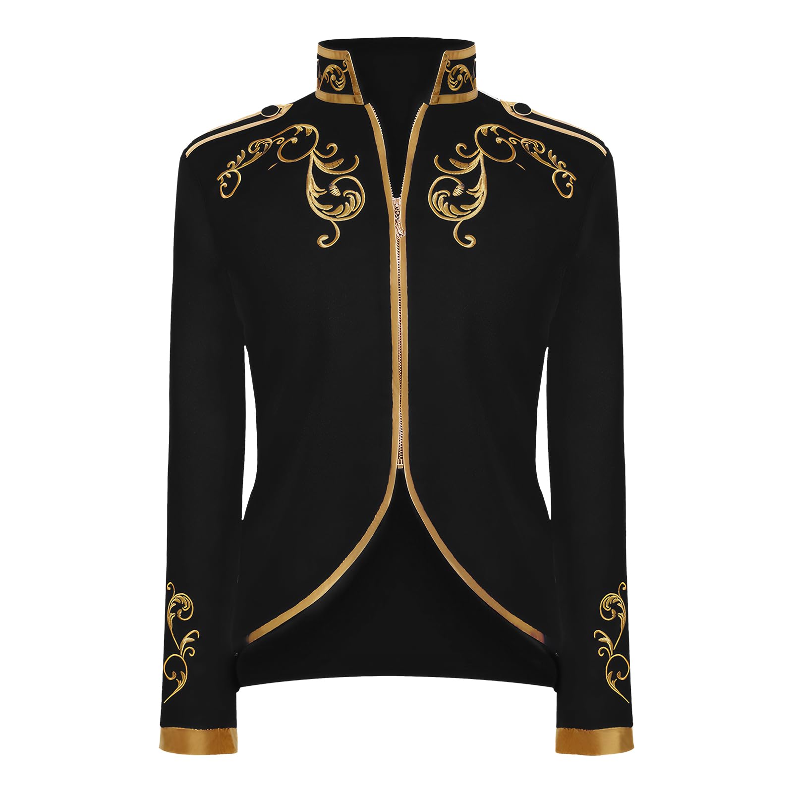 Disfraz de príncipe para hombre, abrigo steampunk, chaqueta gótica, estilo retro victoriano medieval, disfraz de Halloween