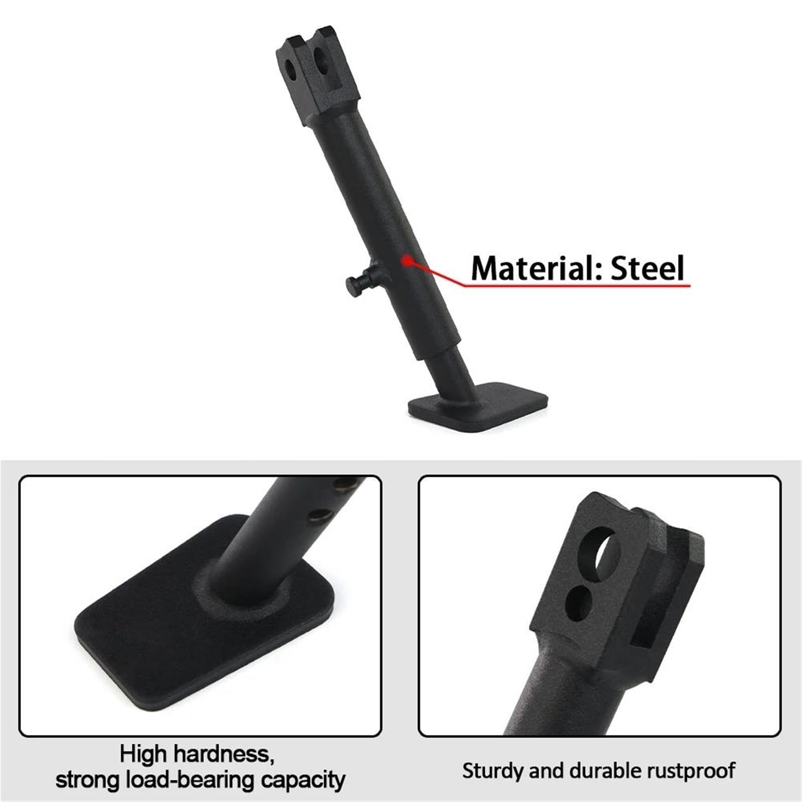 Rivestimenti Laterali Moto Cavalletto Regolabile Supporto Laterale del Supporto del Basamento Cavalletto Laterale per CBR600RR 2007-2023 2024 2025 CBR 600RR