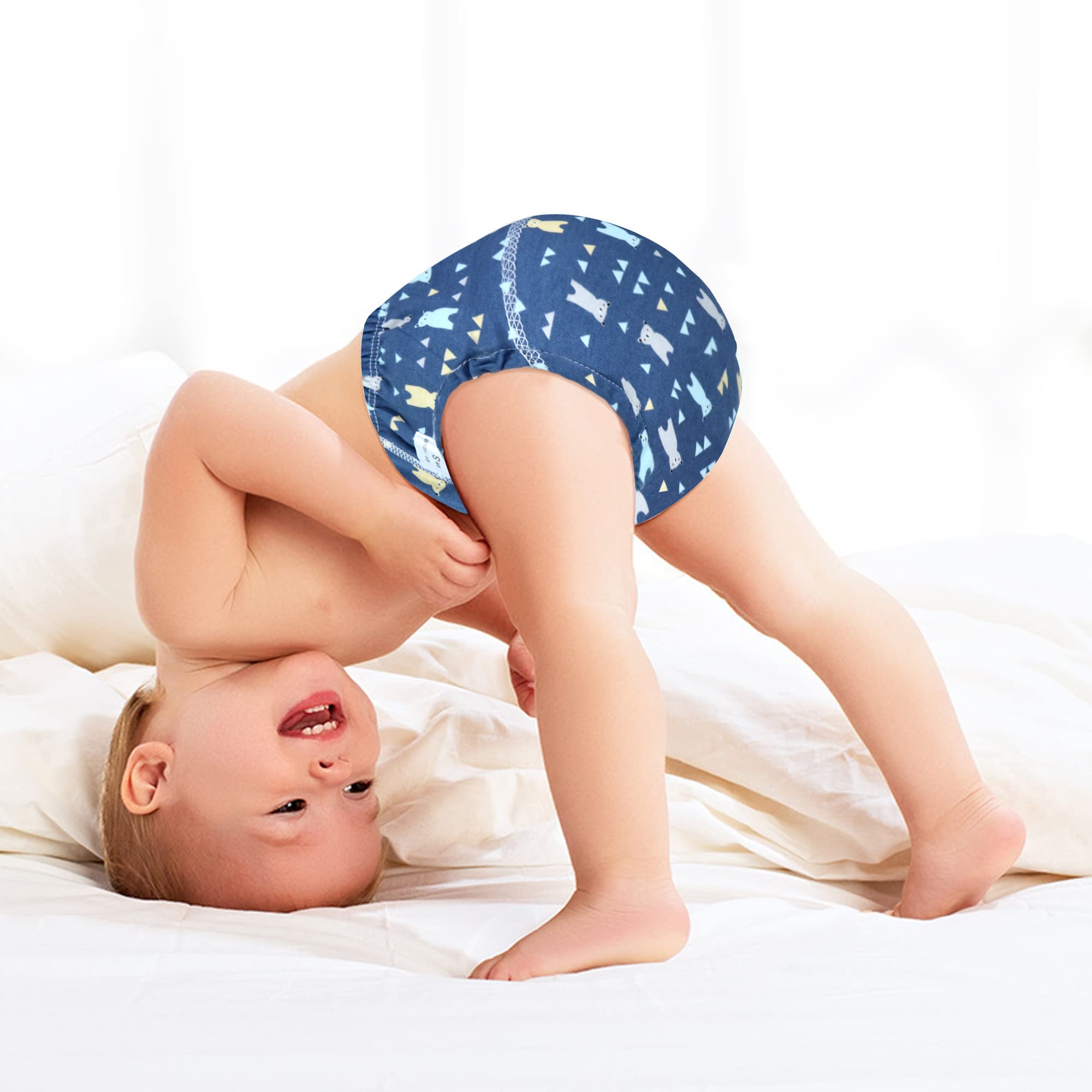 6 Pezzi Mutandine Apprendimento-Spannolinamento Mutandine per Bambini di Alta qualità Fortemente Assorbente per 1-6 Anni Mutandine Assorbenti Bambino