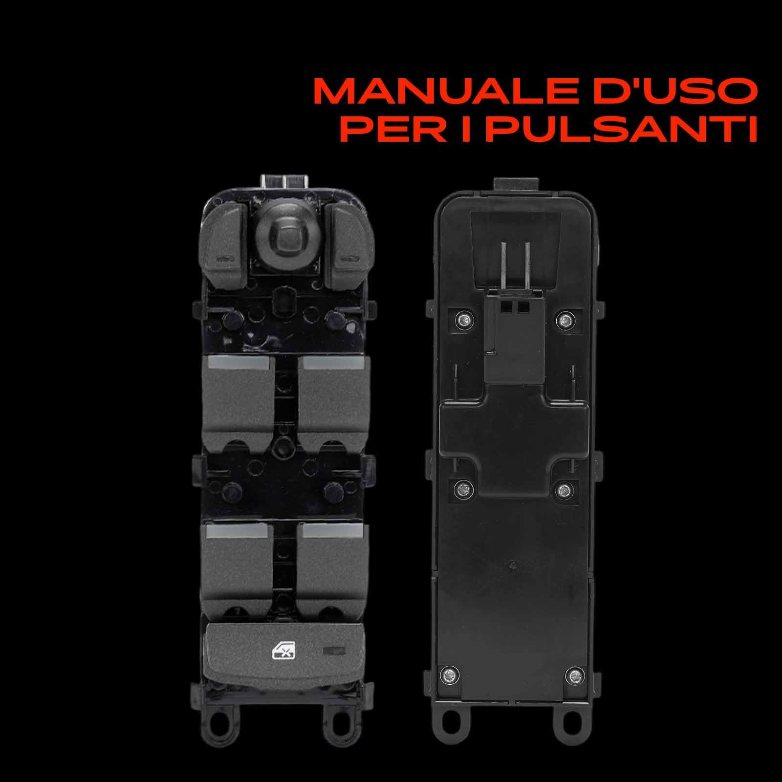 Frankberg Interruttori alzacristalli Anteriore sinistro Compatibile con R.a.n.g.e R.o.v.e.r Evoque L538 2.0 D 4x4 2.2 D 2.2 D 4x4 2.0 4x4 2.0 D 2011-2019 Replace# BJ3214540AB,LR025908