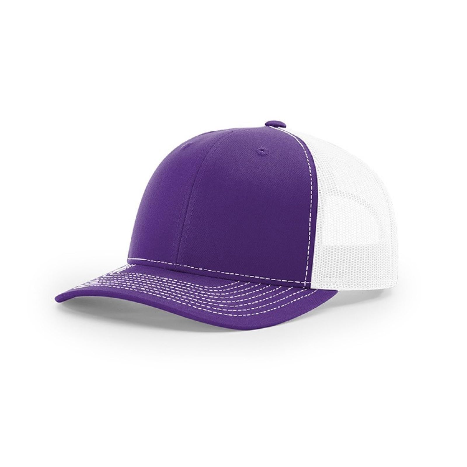 HaloHorus Curved Snapback Trucker Hat for Men Women, Adjustable Mesh Athletics Baseball Cap for Running, Fishing, Workout, P6-purple-white, One Size — image 1