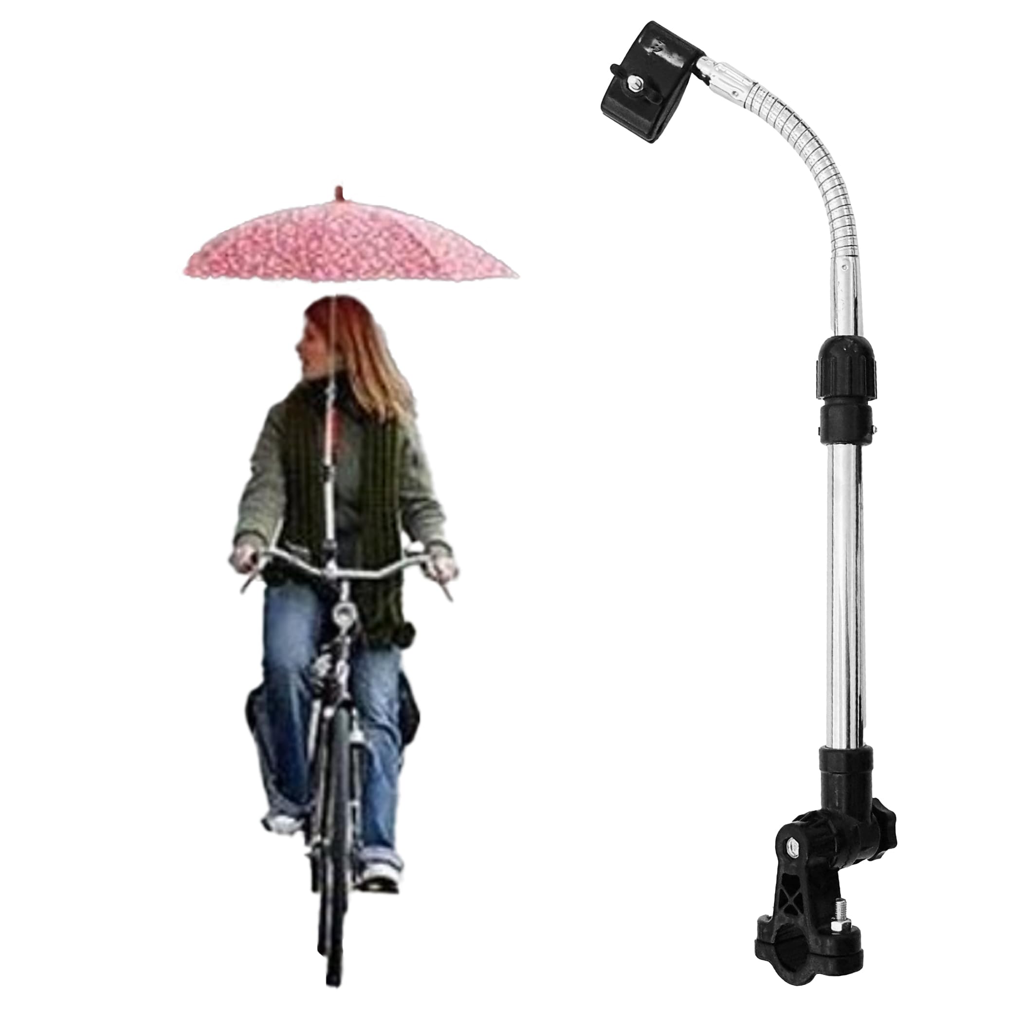 Amazon.co.jp: Felimoa 傘ホルダー フレキシブル 自転車 傘立て 
