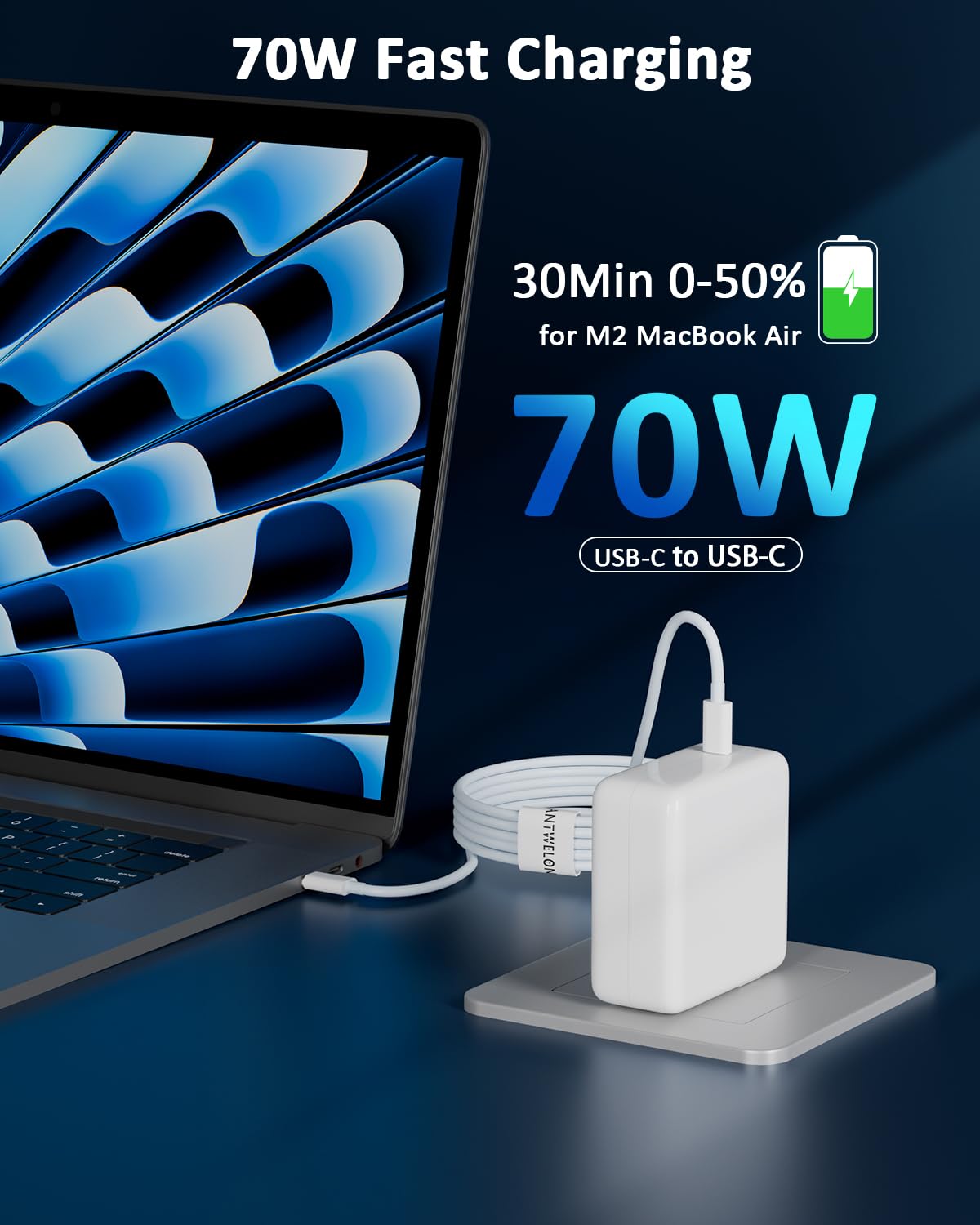 Amazon.com: 70W USB C Charger for MacBook Air MacBook Pro 13 14 15