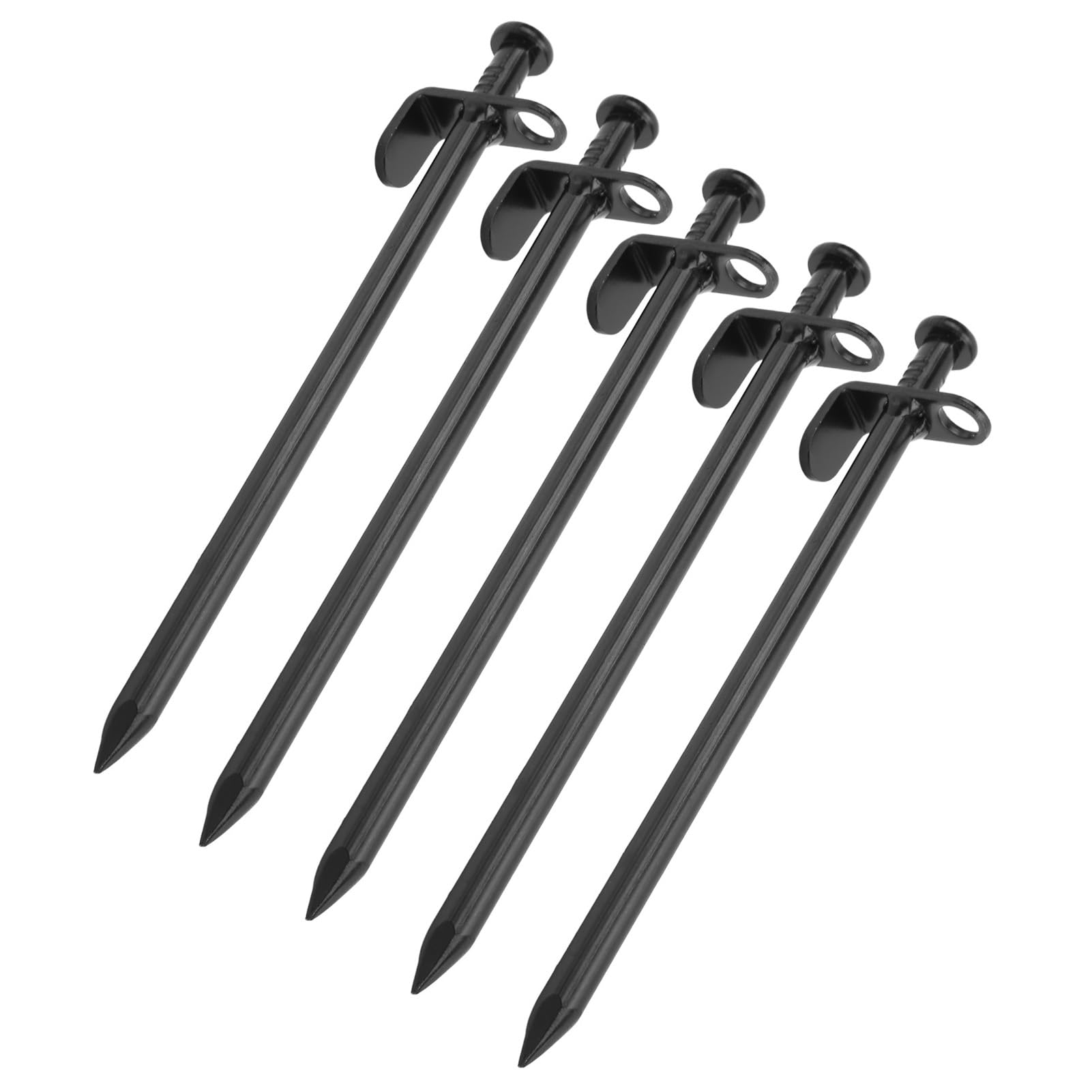 5 Szt. Paliki do Namiotu Heavy Duty, 7,8/11,8/15,7 Cala Stalowe Paliki do Namiotu Palki Kempingowe, Trwałe Słupki do Podłoża Kolce do Namiotu Niezniszczalne śledzie do Namiotu(40 cm/15,7 cala)