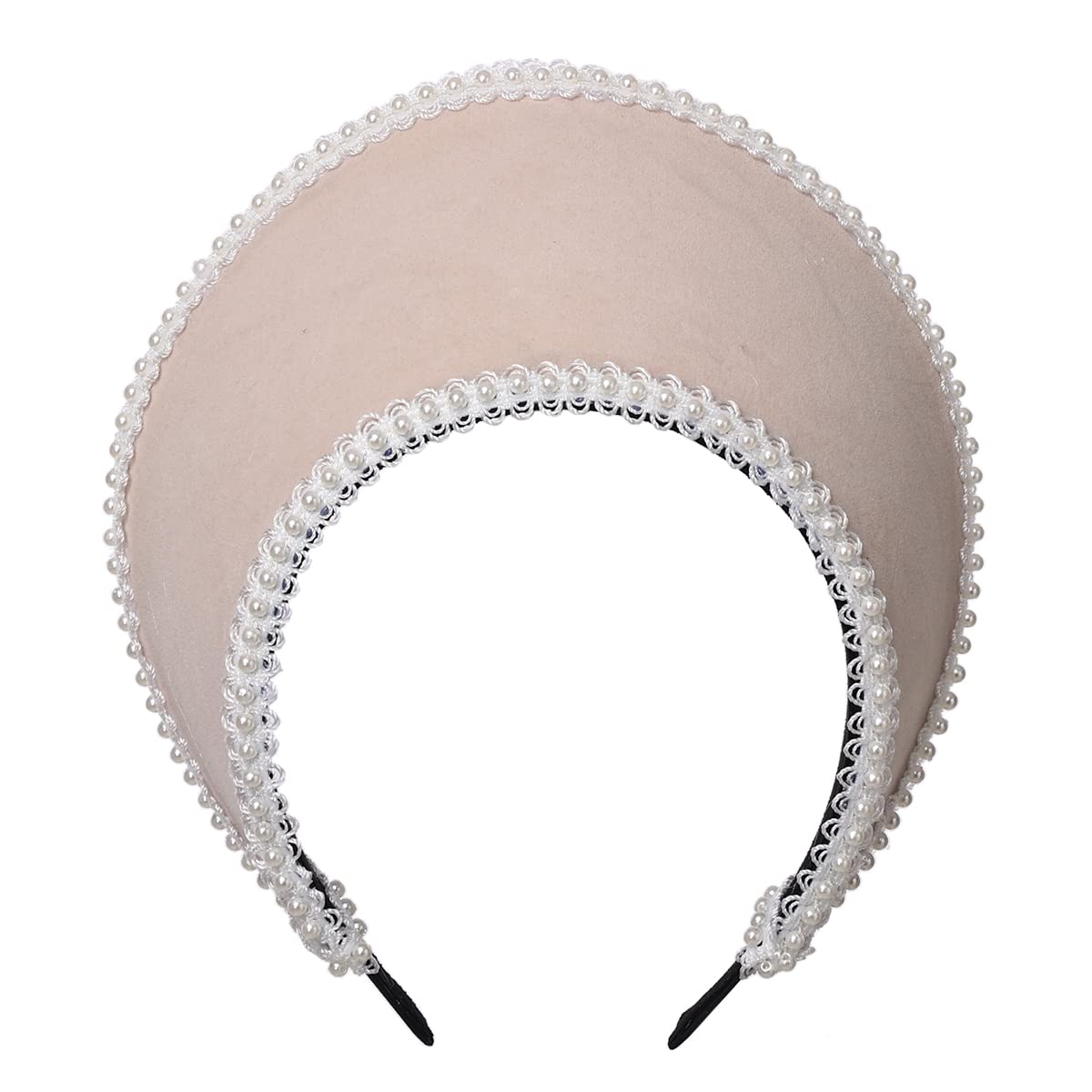 BPURB Victorian Vintage Headwear for Women Pilgrim Costume Accessory Anne Boleyn Hat Elizabethan Tudor Coronet