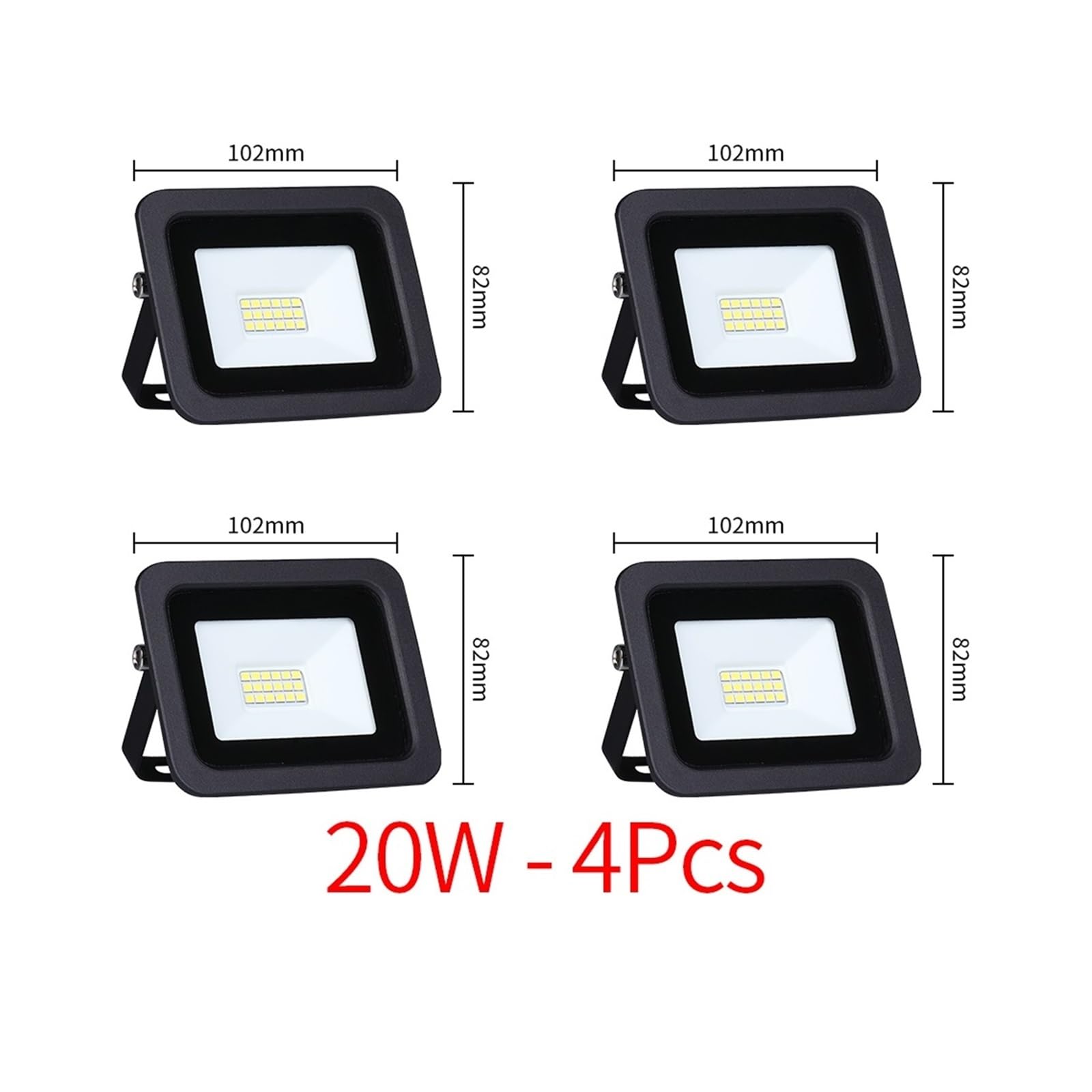 Proyectores LED para exteriores, Luz De Inundación LED IP68 Impermeable 10W 20W 30W 50W 100W 200W 300W Reflector Proyector De Jardín Al Aire Libre Iluminación Lámpara De Foco para patio, estacionamien