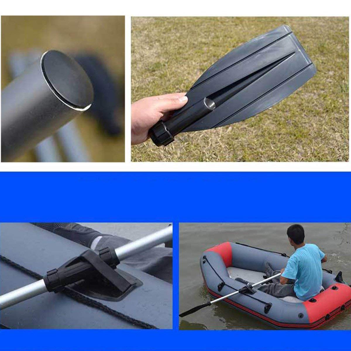 Flotteur détachable en Alliage d'aluminium de 126 cm à Flot de rames Convenant à la pagaie de Rafting en Bateau