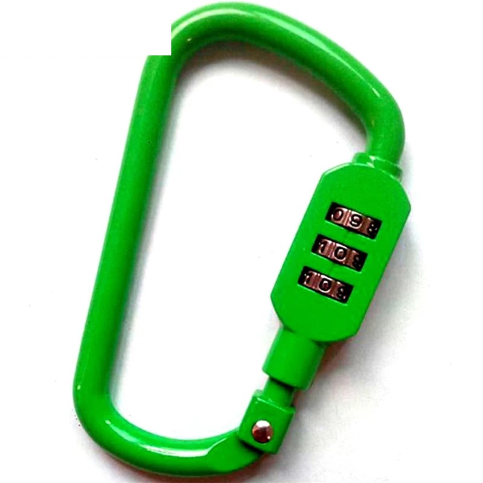 Cadenas à combinaison pour bagages et sac de voyage vert 1 pièce