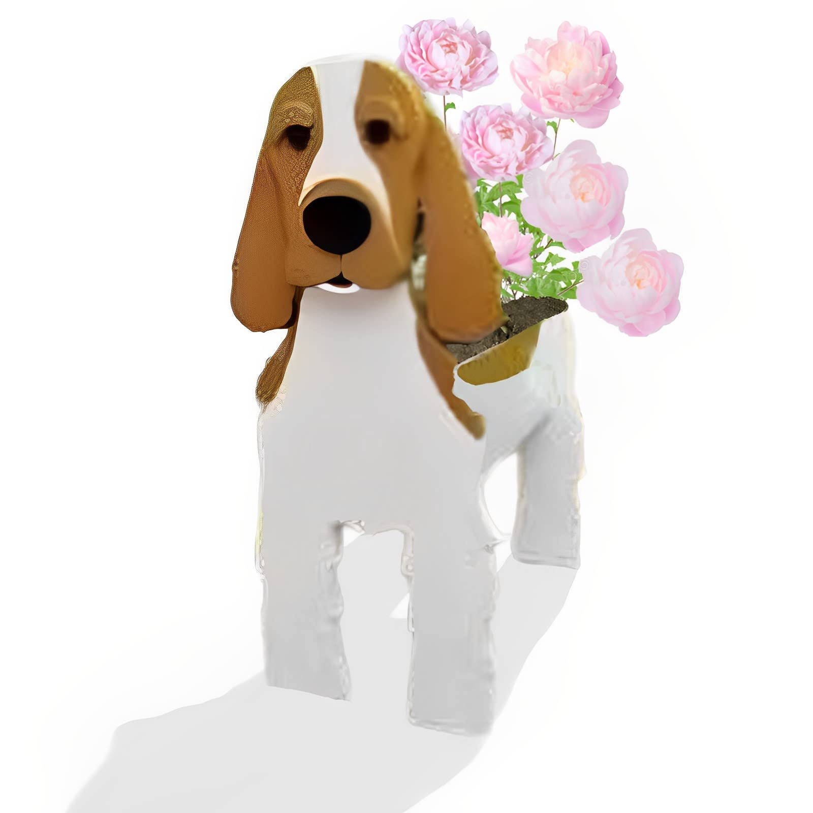 strolfay Cocker Spaniel Dog Planter, Flower Pot Gifts for Women — image 1