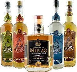 KIT CACHAÇA LEGÍTIMA DE MINAS C/ 5 UND 700ML