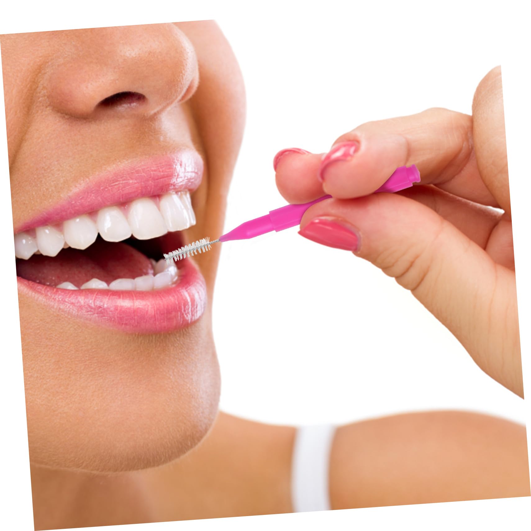 3 Set Spazzolini Interdentali Per Apparecchi Facili Trasportare Per Viaggi Tra Denti Per Orale 100 Pezzi*3