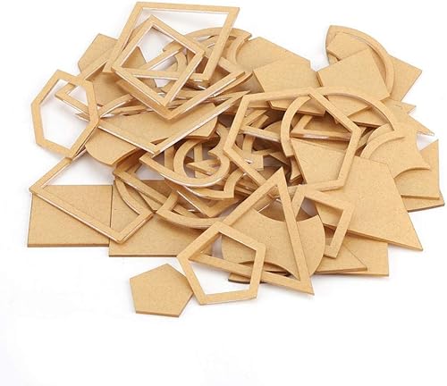 Juego de 54 plantillas de acrílico para plantillas, hechas a mano, mezcladas a mano, para colchas de retazos, plantilla de acrílico transparente,