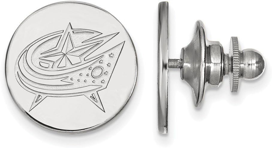 Columbus Blue Jackets Lapel Pin (14k White Gold)