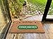 LucaHome - Felpudo de Coco Natural 70x40 con Base Antideslizante, Felpudo de...