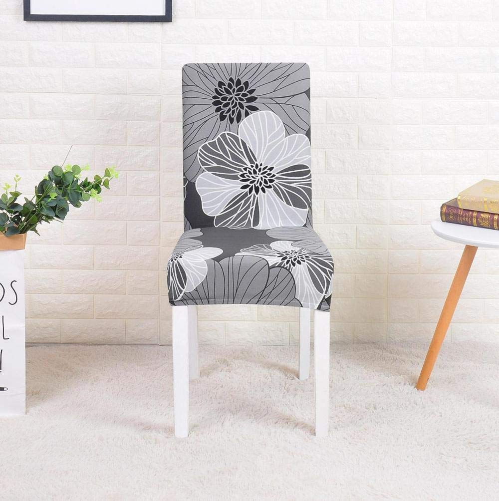 Comedor Cubiertas para Sillas Fundas De Asiento De Spandex para Sillas Elásticas Asiento para Banquete Restaurante Fiesta Silla De Comedor Cubierta Fácil De Limpiar 10 Piezas