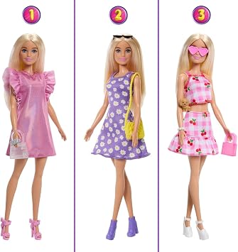 Barbie Dream Closet Doll, Playset, and Accessories | Fashion Doll, Including 3-Ft Wide Closet Playset, Featuirng 25+ Pieces and 3 Complete Looks, HXD58