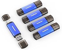 Vista 12 de Vansuny Unidad flash USB tipo C de 32 GB 2 en 1 USB A + cinta C OTG Flash Drive para Android Smartphone Tablet Computadora Portátil (azul)