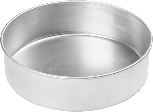 Winco ACP-103 - Molde redondo de aluminio resistente para tartas, 10 x 3 pulgadas