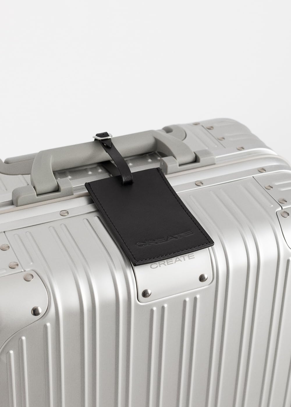 CREATE / Luggage Aluminium/Maleta rígida Aluminio / 40x23x55cm / Doble Cierre TSA, Ruedas multidireccionales, Organizador Interior, Impermeable, Mango telescópico