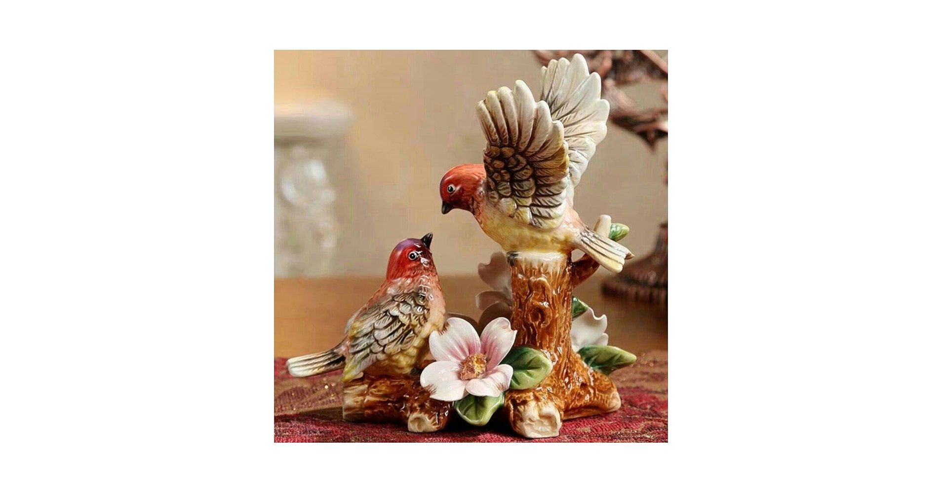 欧風装飾品客間比翼鳥意匠陶磁器工芸品置物 Amazon.co.jp: 新中国式客間陶磁工芸品比翼鳥意匠置物 : Home