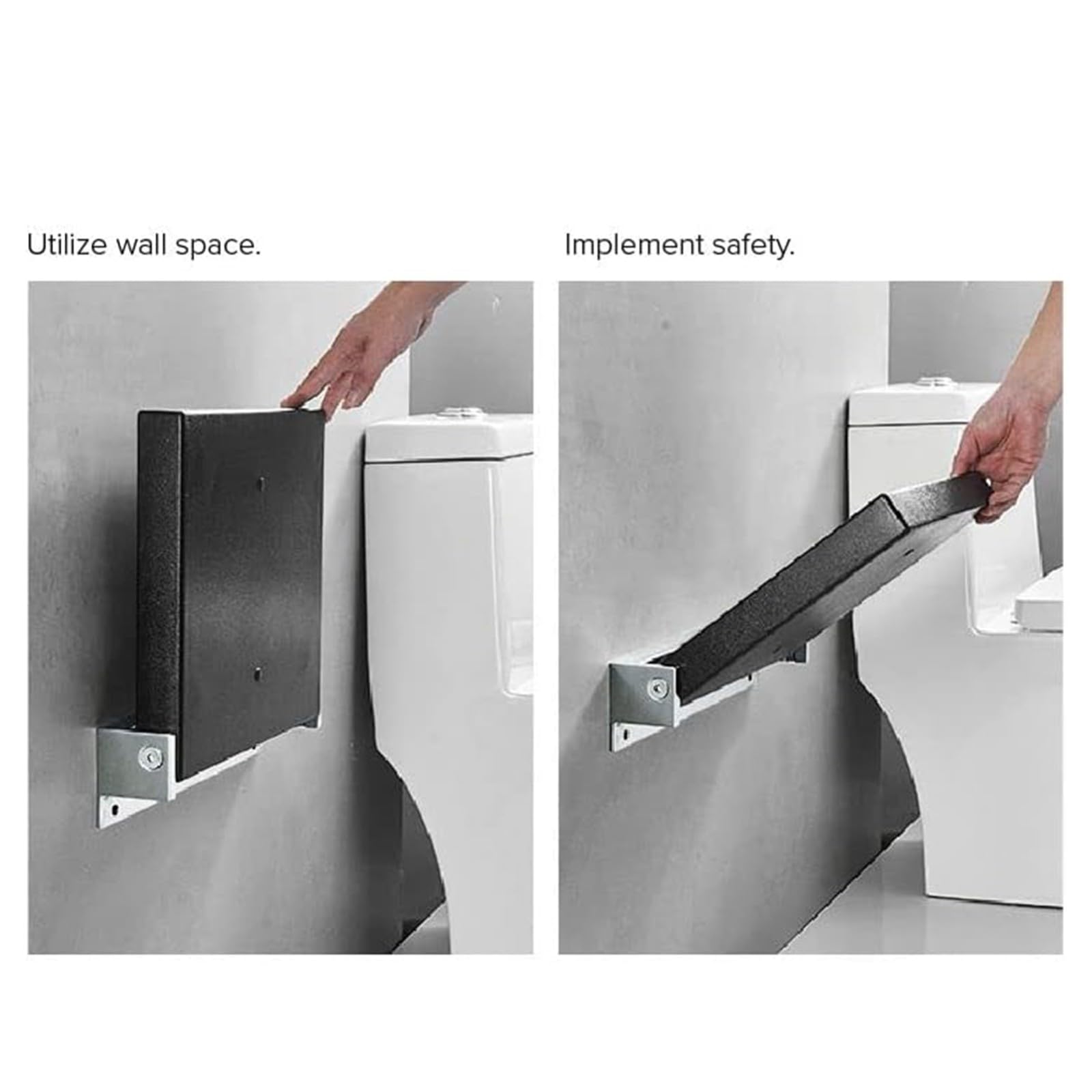 Asiento Ducha Plegable Pared Montada,Silla Abatible Ducha Montado en la Pared,Taburete Baño Banqueta Ducha para Personas Mayores Minusvalidos Adultos,Soporta hasta 100 kg