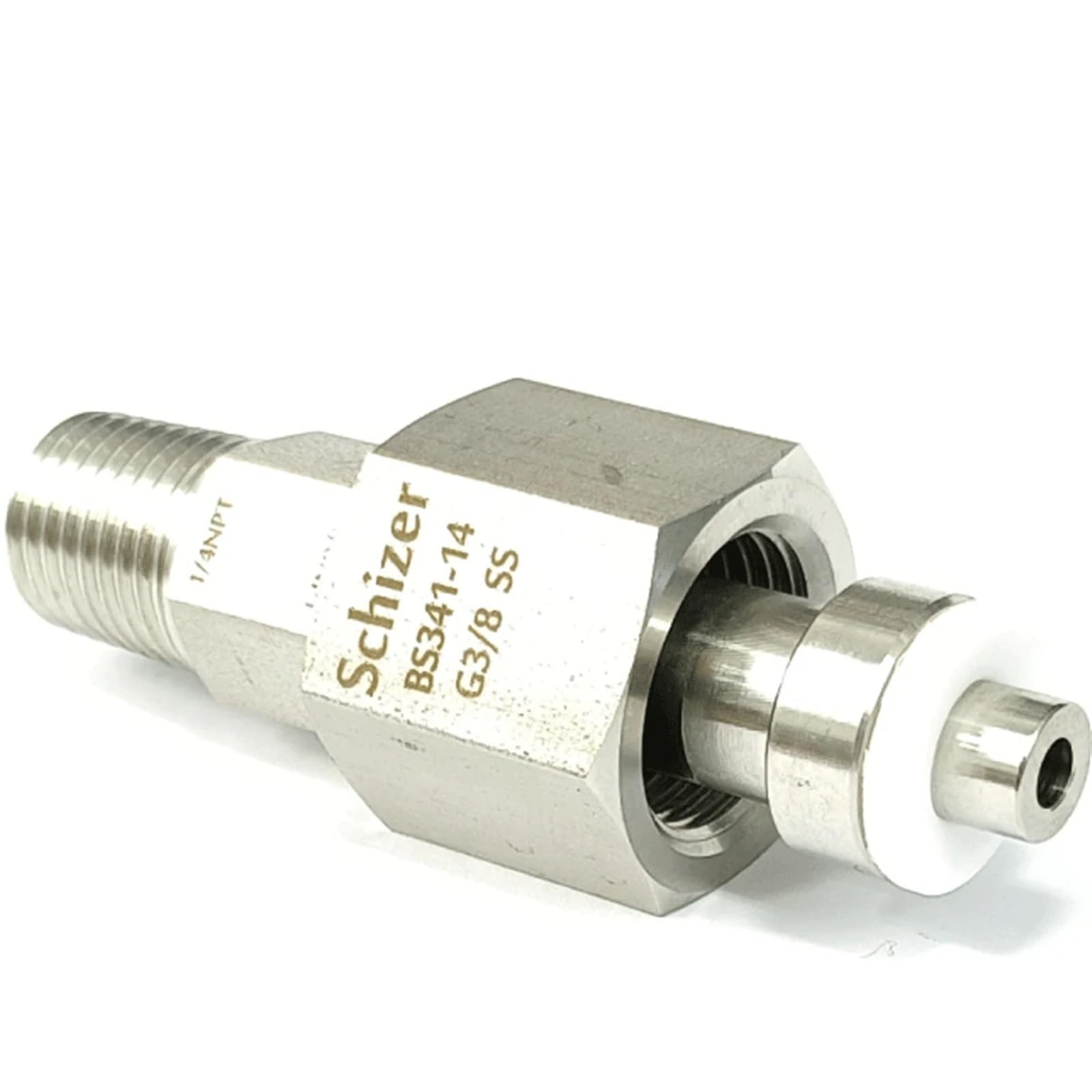 Roestvrijstalen T-stuk 3-weg – 1/8” Tot 1” NPT/BSPP Binnendraad – Geschikt Voor Water, Gas En Olie – Max. 300 Bar En 200°C