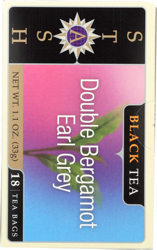 Stash Tea, Black Tea, Double Bergamot Earl Grey, 18 Tea Bags, 1.1 oz(Pack of 3)