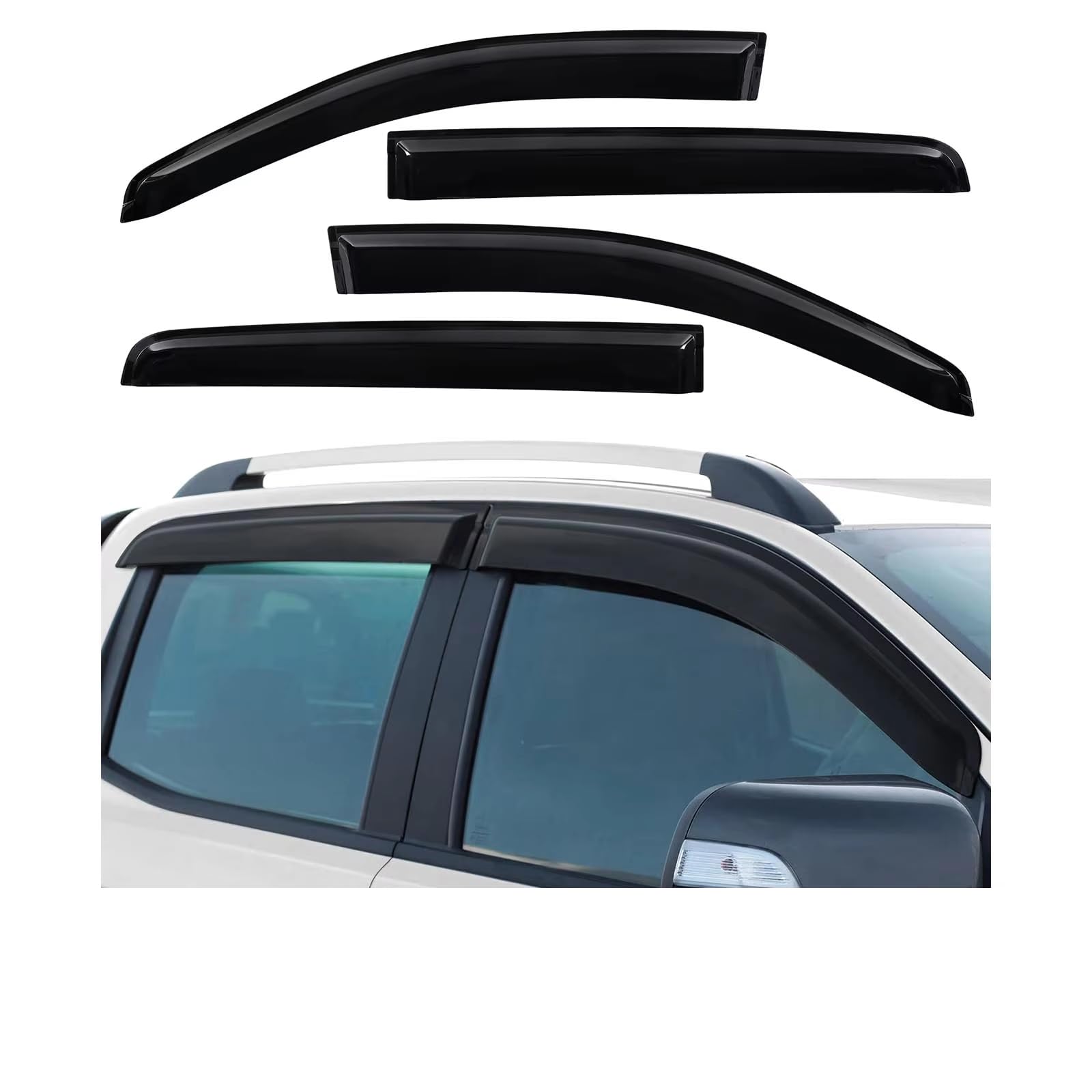 Deflecteurs vent d'air pour Ford Ranger T7 l'accessoire des road trips en famille
