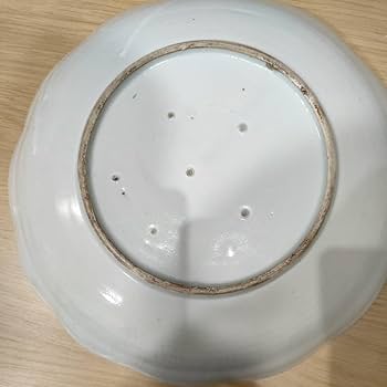 大皿　年代物　アンティーク　陶器　和食器 Amazon.co.jp: レトロ和食器染付大皿飾り皿JAPAN日本製